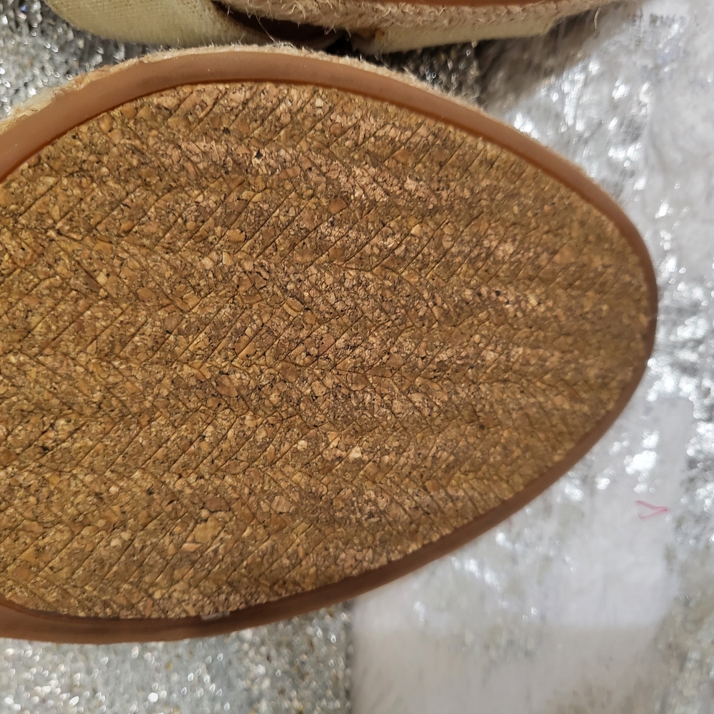 Lucky Brand Cream Tan Espadrilles with Cushioned Straps - Picture 5 of 9